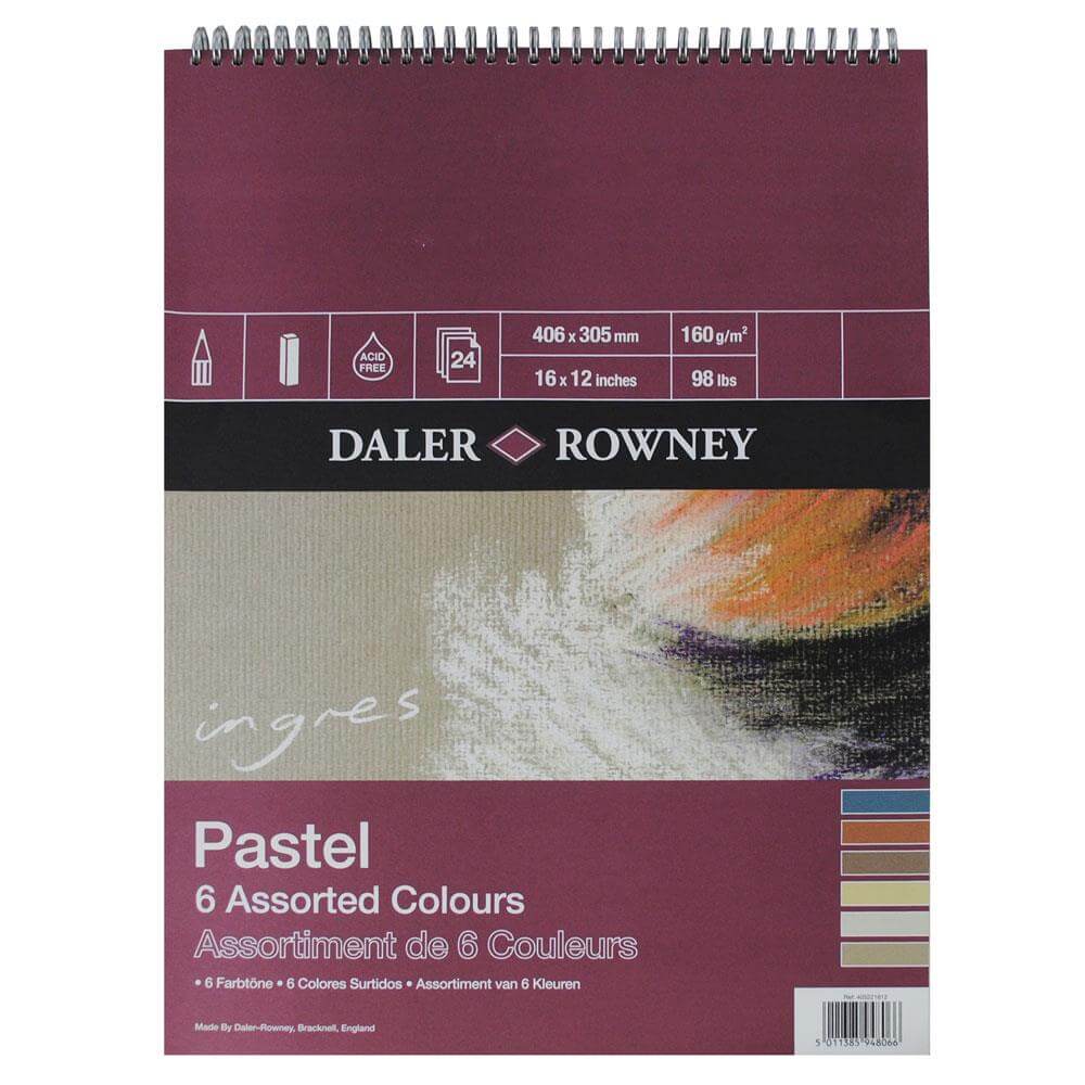 Daler Rowney Ingres Pastel Spiral Pad